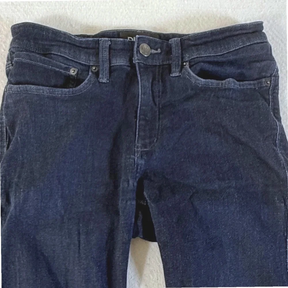 DU/ER Performance Denim Jeans Mens 32x32 L2X Coolmax Slim Dark Wash Indigo